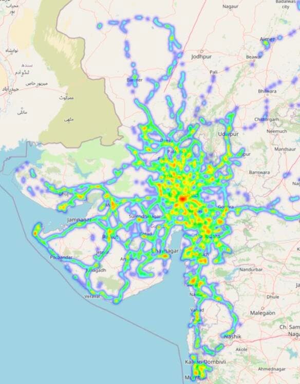 Geospatial Analysis of 2.6M Honking Events